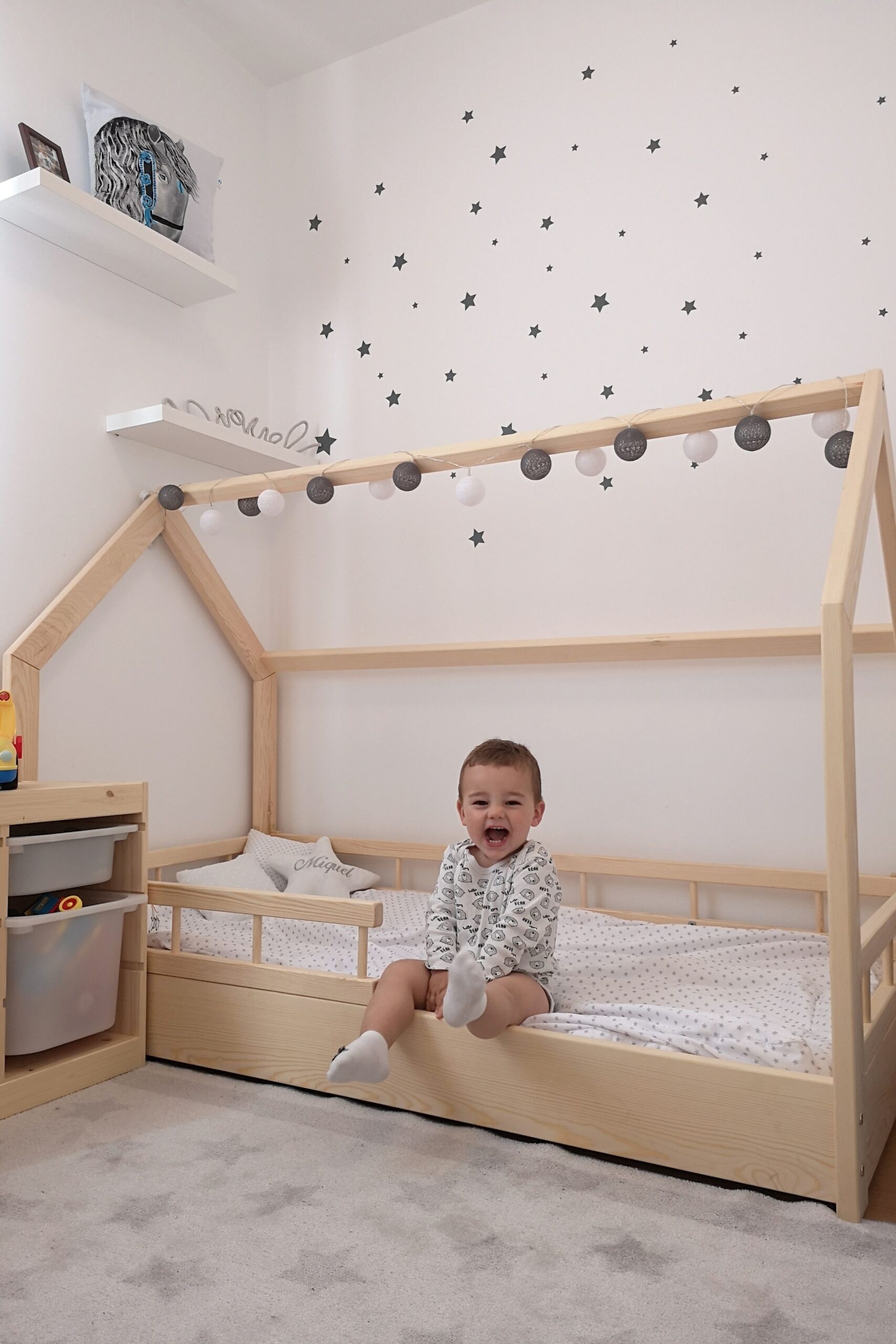 Cama Tipi con baranda Montessori - Reino Infanti