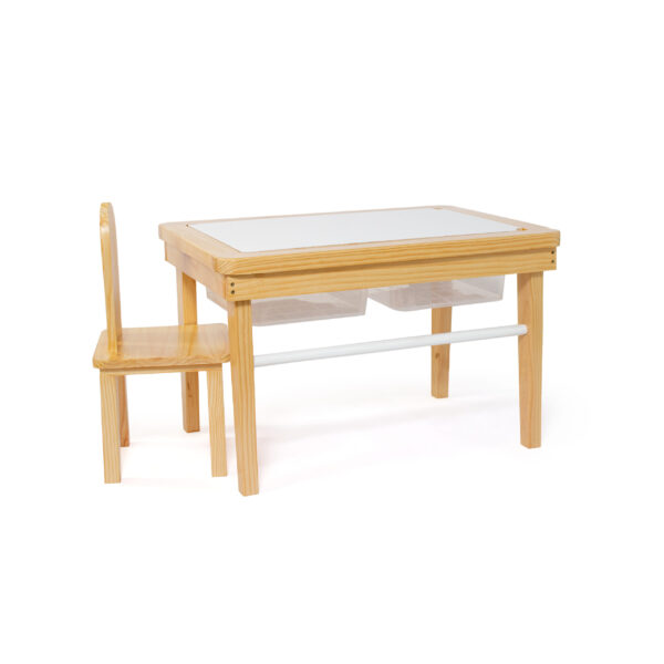 Mesa Sensorial + Silla Conejito