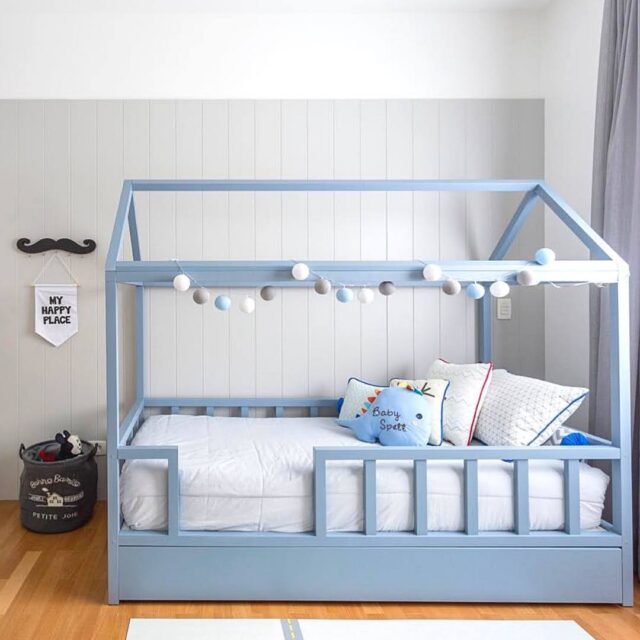Cama Montessori Blue